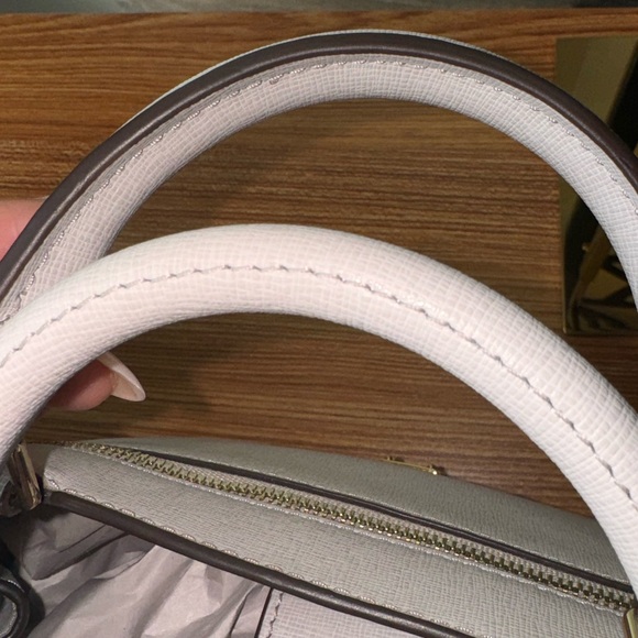 Dooney & Bourke Saffiano Small Zip Satchel Bag - Picture 16 of 17